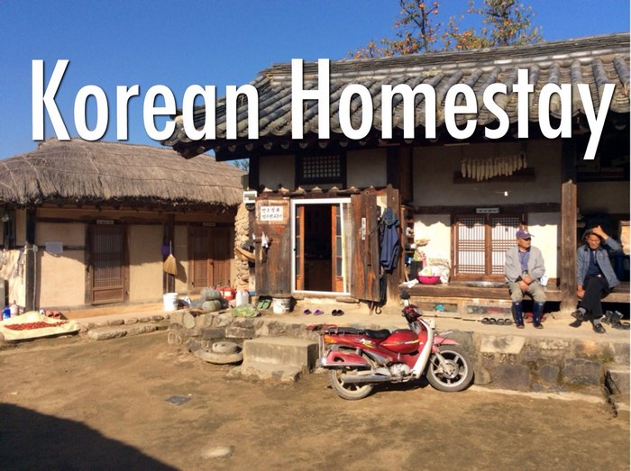 Homestay ở Hàn Quốc